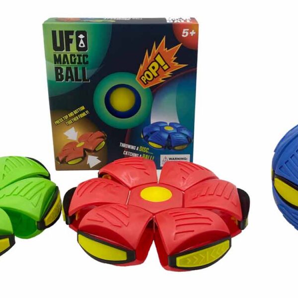 PELOTA 2 EN 1 DISCO Y FUTBOL