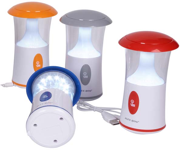 LINTERNA SOBREMESA DIODOS LED , 4 COLORES