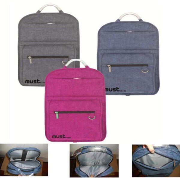 MOCHILA COL.MUST LAPTOP CASE,2 COLORES