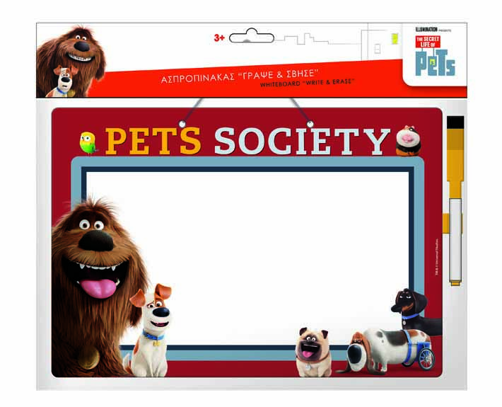 PIZARRA CON MARCADOR PETS