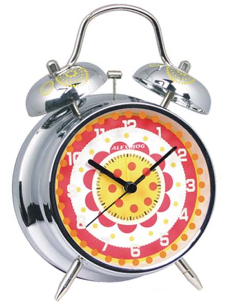 RELOJ CAMPANAS MEDIANO MOD.RED&YELLOW POINTS