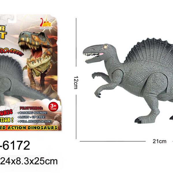 JURASSIC SPINOSAURUS PEQUEÑO CON SONIDO