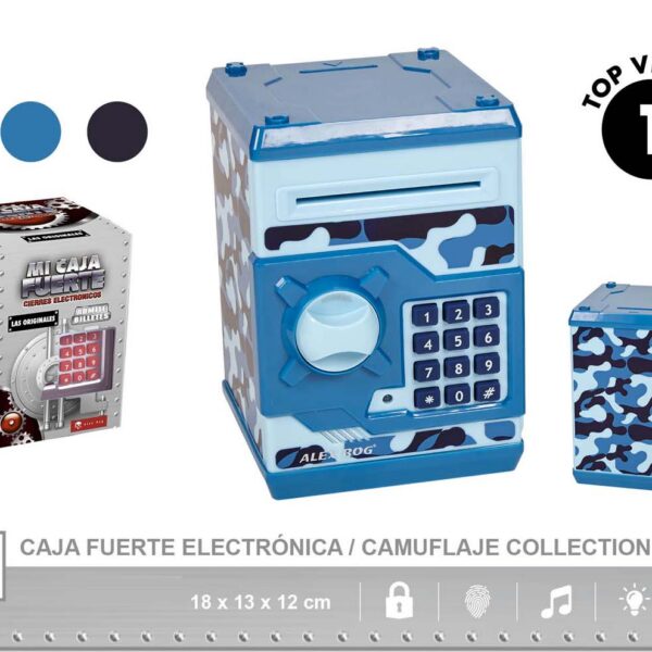 NUEVA CAJA FUERTE COLECCION CAMOUFLAGE, 2 COLORES