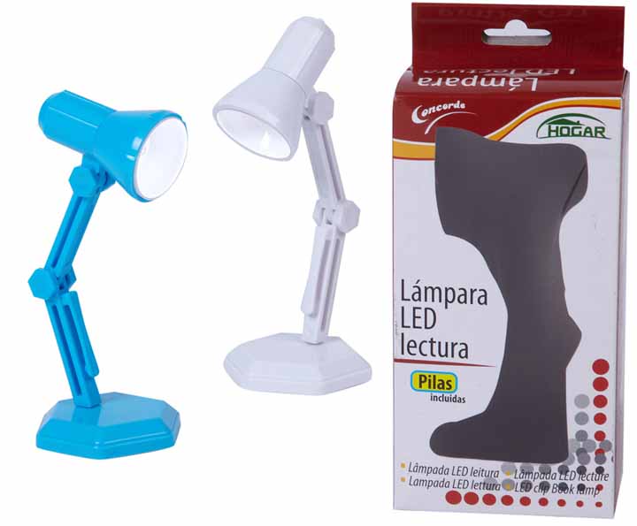 MINI LAMPARA LIGHT READING C/BOX,2 COLORES