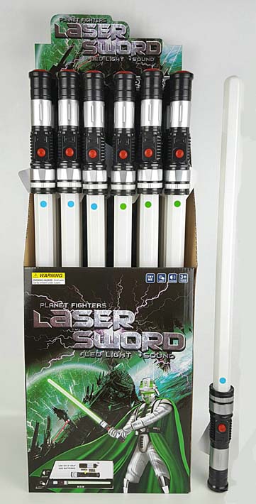 EXP.24 ESPADAS LASER BLANCAS CON LUZ Y SONIDO