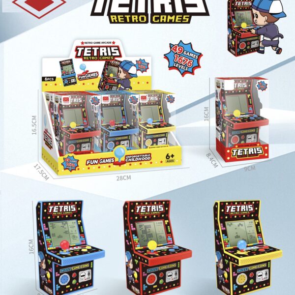 EXP.6 MAQUINAS MARCIANITOS TETRIS 49 JUEGOS