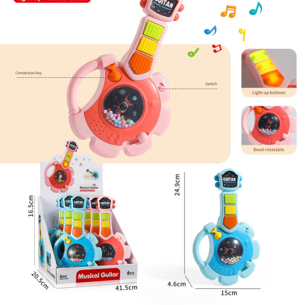 EXP.6 GUITARRAS MUSICALES,2 COLORES