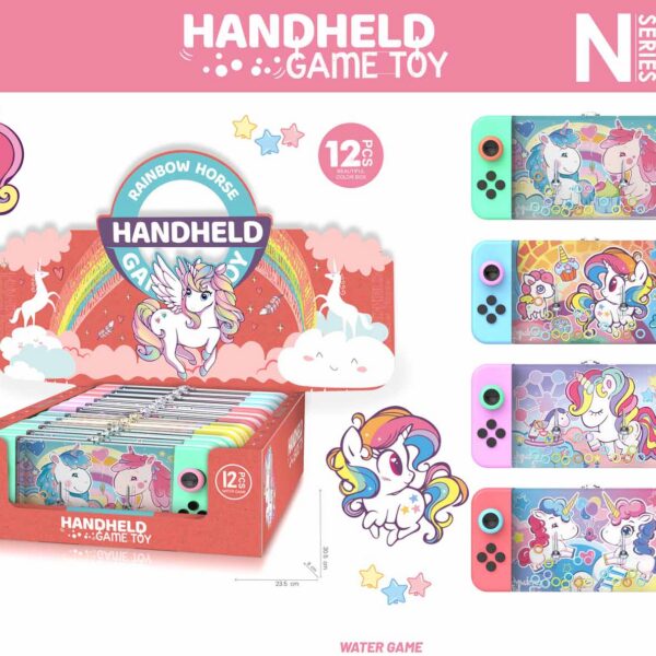 EXP.12 WATER GAME RAINBOW HORSE ,4 MODELOS