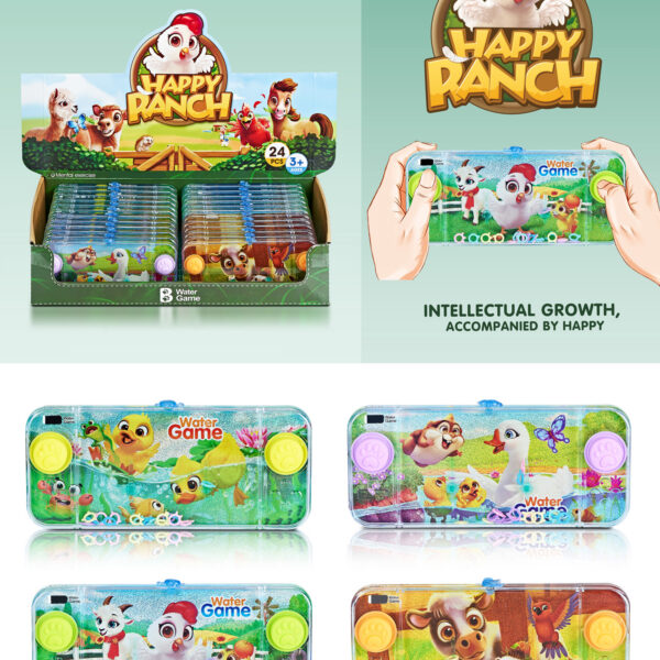 EXP.24 WATER GAME HAPPY RANCH,4 MODELOS