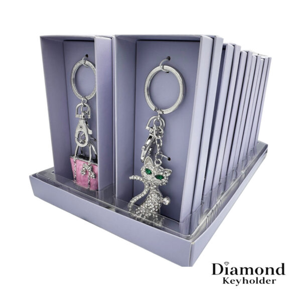 EXP. 12 LLAVEROS LUXE, 12 MODELOS SURTIDOS