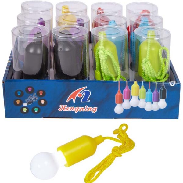 EXP.12 BOMBILLAS LUCES LED,6 COLORES