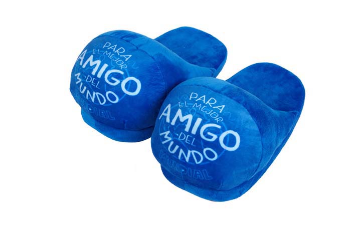 SLIPPERS 28 CMS.C/MENSAJE PARA EL MEJOR AMIGO