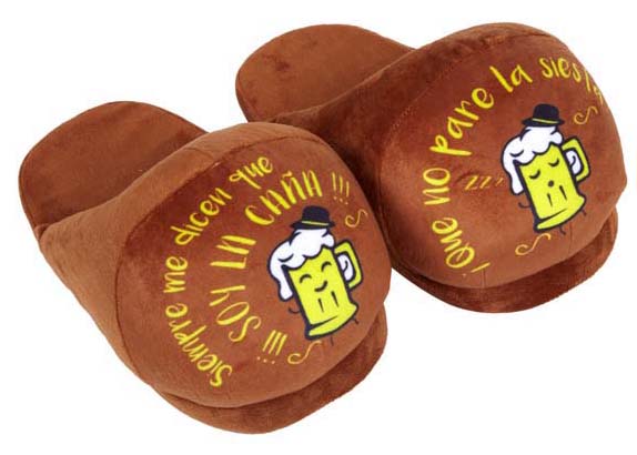 SLIPPERS 28 CMS.C/MENSAJE ...SOY LA CAÑA...