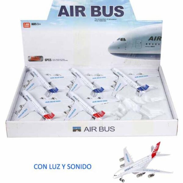 EXP. 6 AVIONES GRANDES CON LUZ Y SONIDO