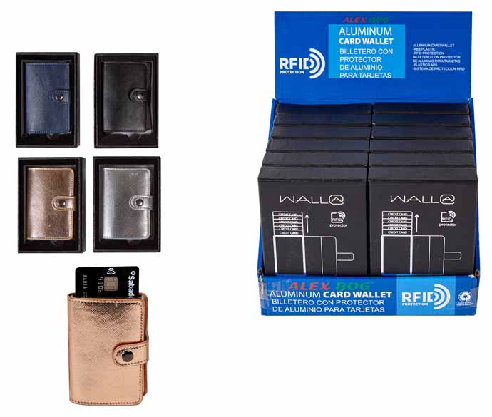 EXP.12 BILLETEROS PROCTEC WIFI CARDS ,RFID 2 COL.