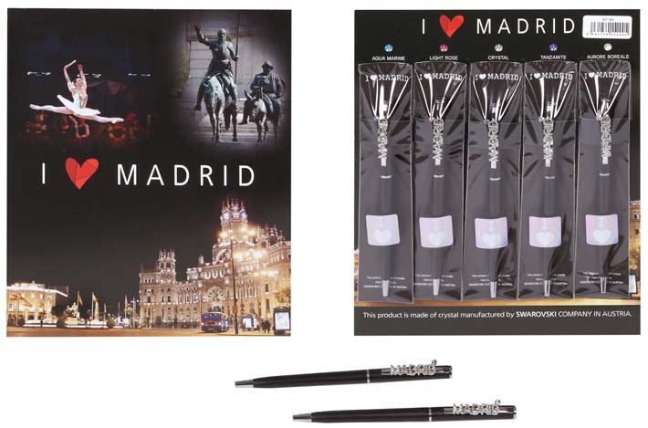 PACK 5 BOLIS SWAROVSKY RECUERDO DE MADRID