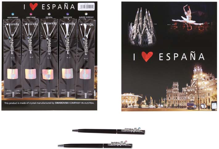 PACK 5 BOLIS SWAROVSKY RECUERDO DE ESPAÑA