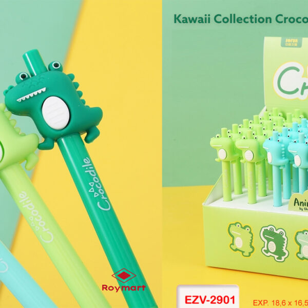 EXP.36 BOLIS COCODRILO CLICK PEN , 3 COLORES