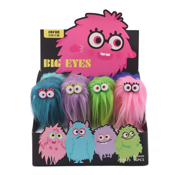 EXP.16 BOLIS GEL POM POM BIG EYES,4 COLORES