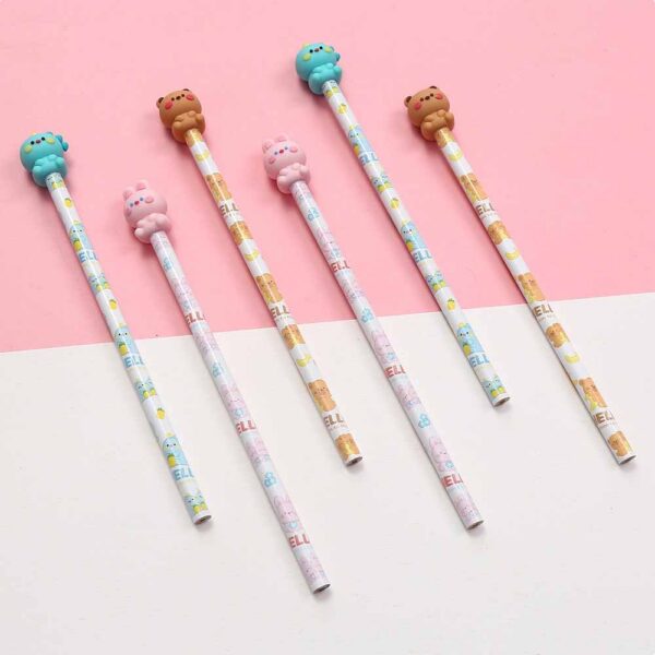 EXP.36 LAPICES CON GOMA 3D BEAR AND FRIENDS