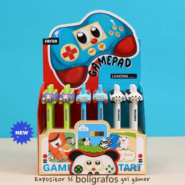 EXP.36 BOLIS GEL GAMEPAD 3 COLORES