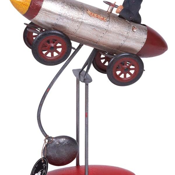 FIGURA METAL BALANCIN COCHE ELECTRICO