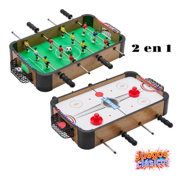JUEGO SOBREMESA 2 EN 1 FUTBOL,AIR JOCKEY