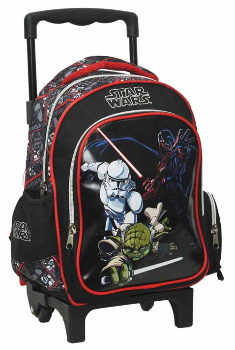 MOCHILA CON TROLLEY PEQUEÑA STAR WARS