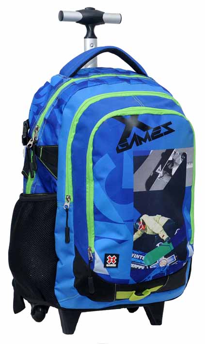 MOCHILA T-TROLLEY AZUL/NEGRA XGAMES