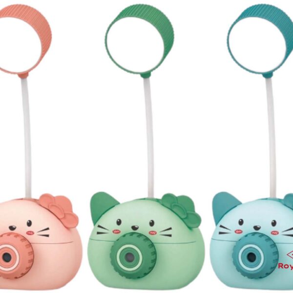 LAMPARA MESA CON COMPLEMENTOS CAT,3 COLORES