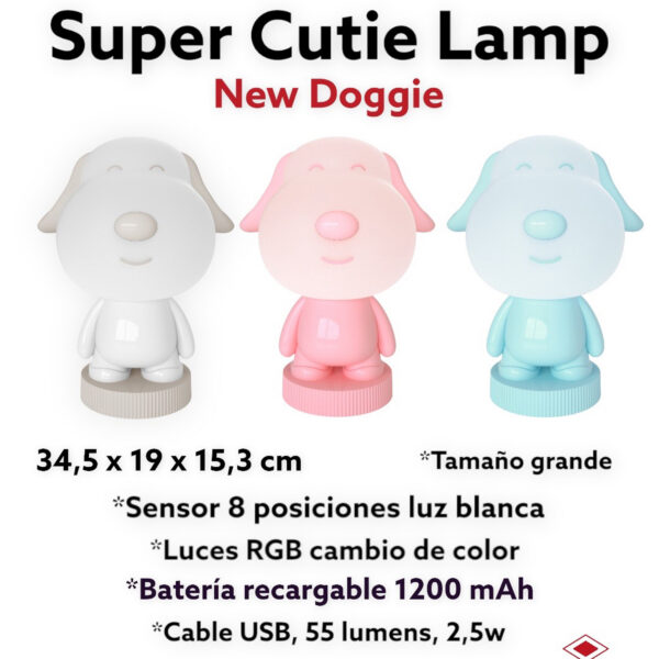 LED LAMP DOG RGB 8 CAMBIOS COLOR ,3 COLORES