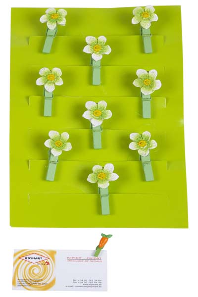 SET 9 PINZAS SUN FLOWER