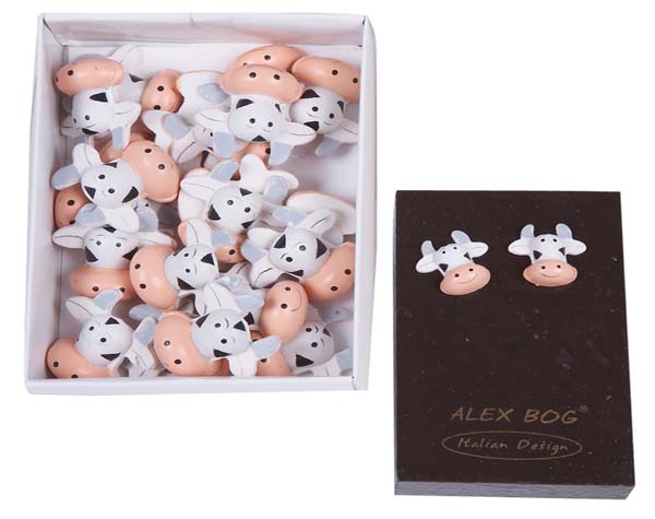 SET 24 STICKERS VACAS