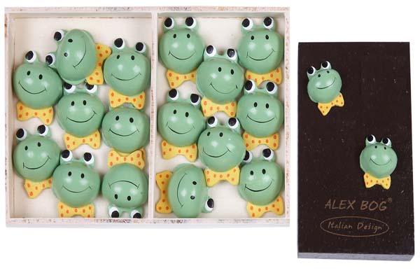 SET 18 STICKERS RANAS