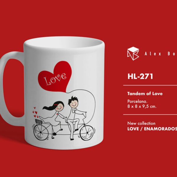 MUG ENAMORADOS LOVE ON TANDEM