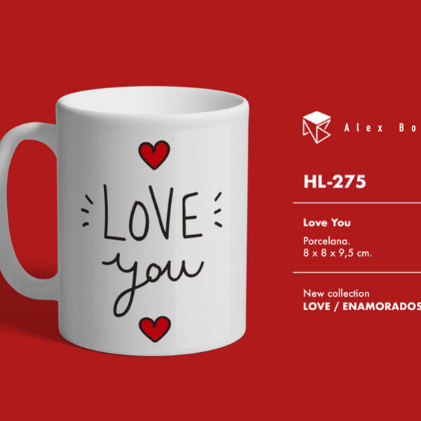 MUG ENAMORADOS LOVE YOU