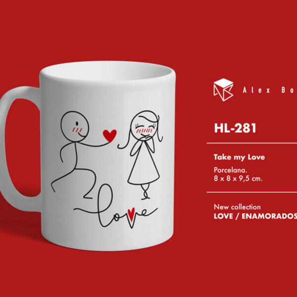 MUG ENAMORADOS STROKES IN LOVE