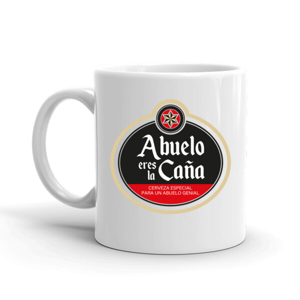 MUG CON MENSAJE ABUELO ERES LA CAÑA