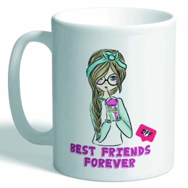 MUG CON MENSAJE BEST FRIENDS FOREVER