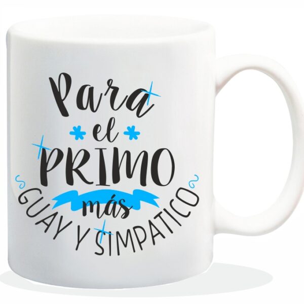 MUG COLECCION FAMILIA, PARA EL PRIMO...