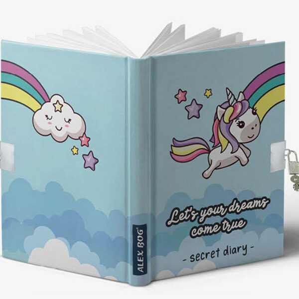 DIARIO A5 168H.C/CANDADO LET IS YOUR DREAMS