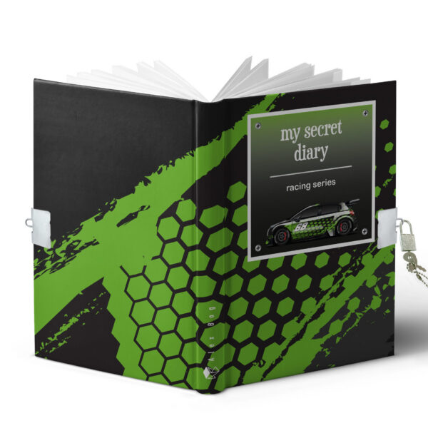 DIARIO A5 168H.C/CANDADO RACING SERIES