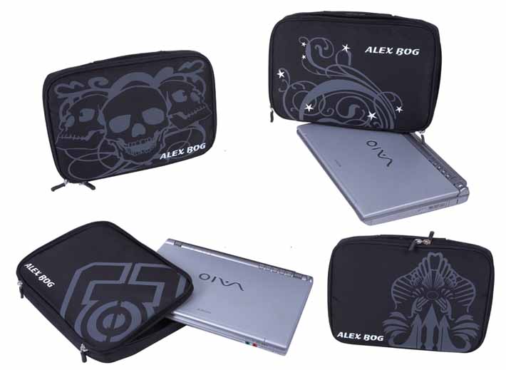 MALETA PORTA PC 11p TELA ,4 MOD.NEGROS