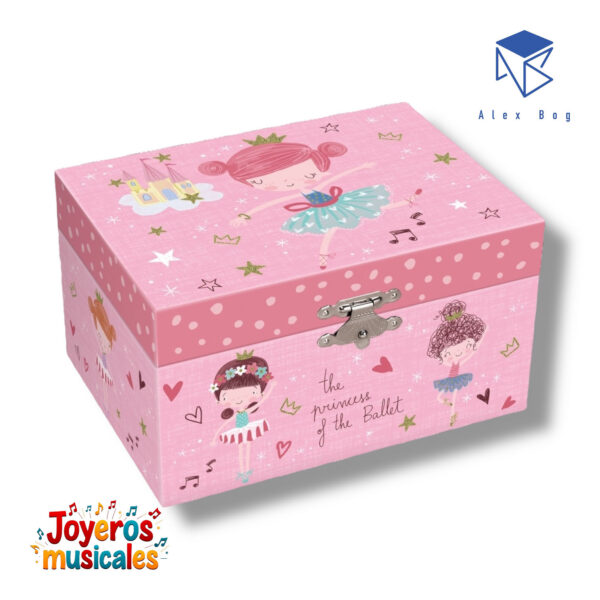JOYERO MUSICAL PEQUEÑO LAS TRES BAILARINAS