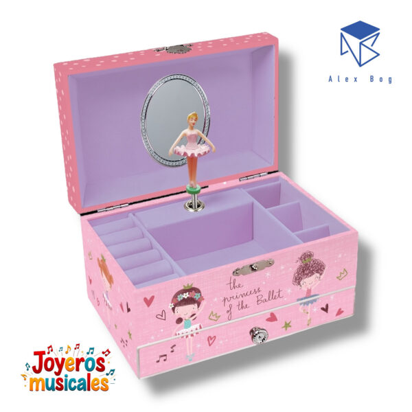 JOYERO MUSICAL MEDIANO LAS TRES BAILARINAS