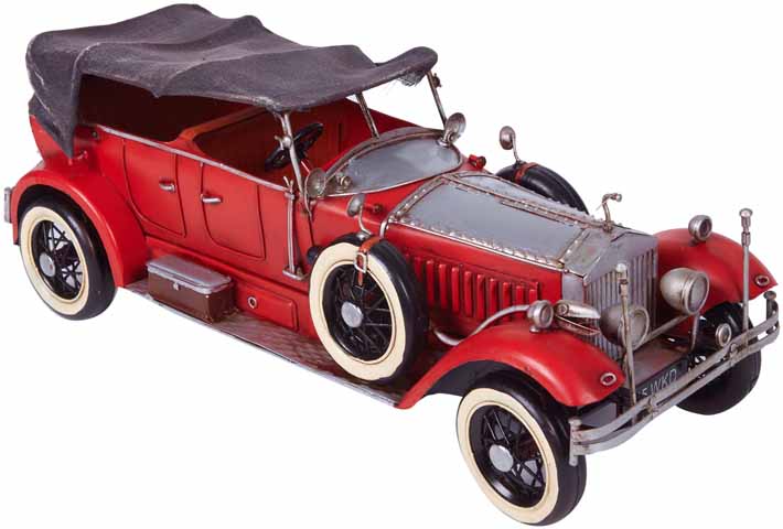 COCHE METAL ROLLS ROYCE ROJO TIGER HUNTING