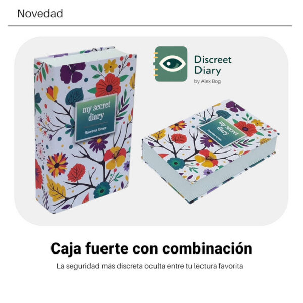 CAJA FUERTE CON COMBINACION FLOWERS LOVER