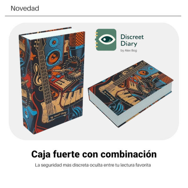 CAJA FUERTE CON COMBINACION MUSIC COVER