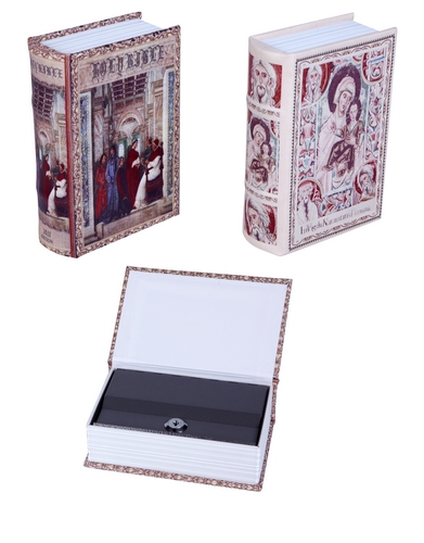 LIBRO CAJA FUERTE C/ LLAVE GRANDE,2 MOD. BIBLIA
