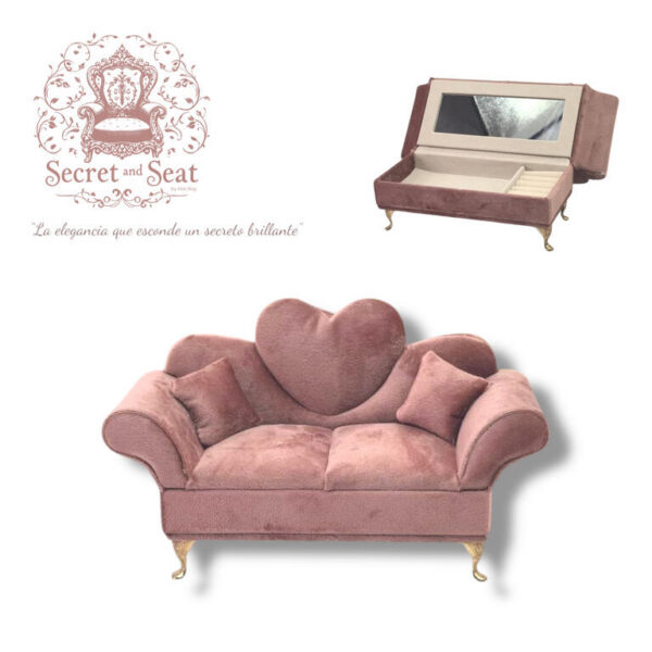 MINI SOFA SECRET & SEAT LIGHT PINK